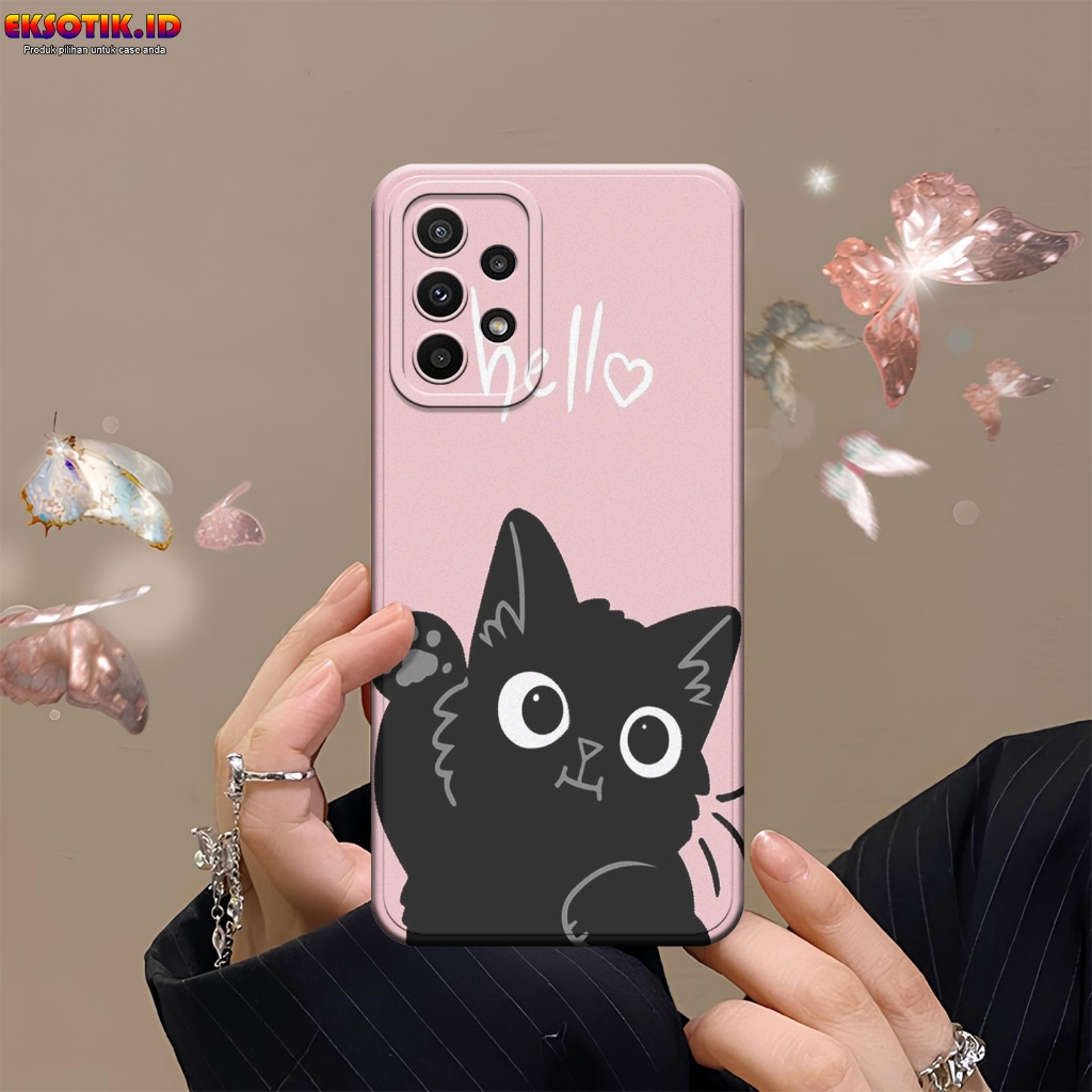 เคส Samsung A23 - เคส Samsung A23 - เคสแฟชั่น - Samsung A23 Silicone - Cool and Cute Motips - Samsun