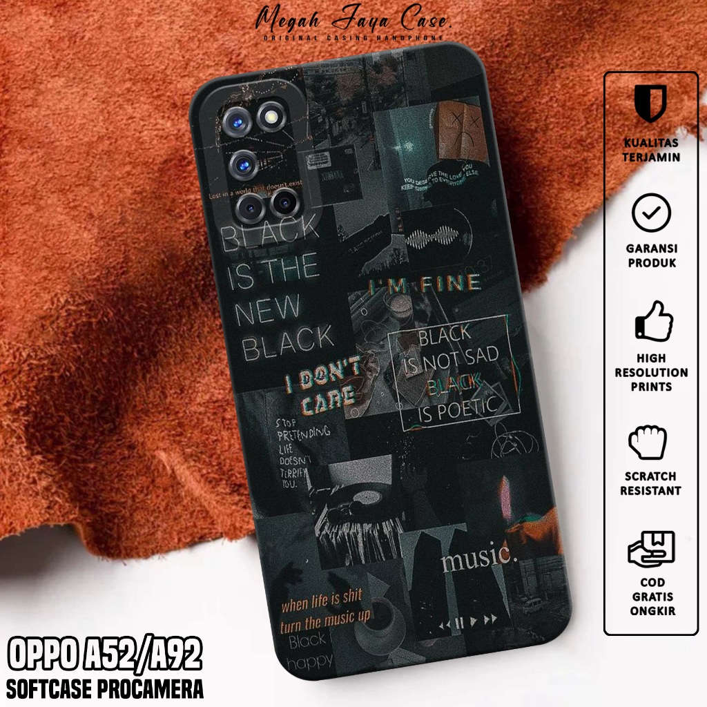 เคส HP OPPO A52 / OPPO A92 - OPPO A92 / OPPO A52 AESTH Motif Softcase - เคสโทรศัพท์ OPPO A52 - เคสโท