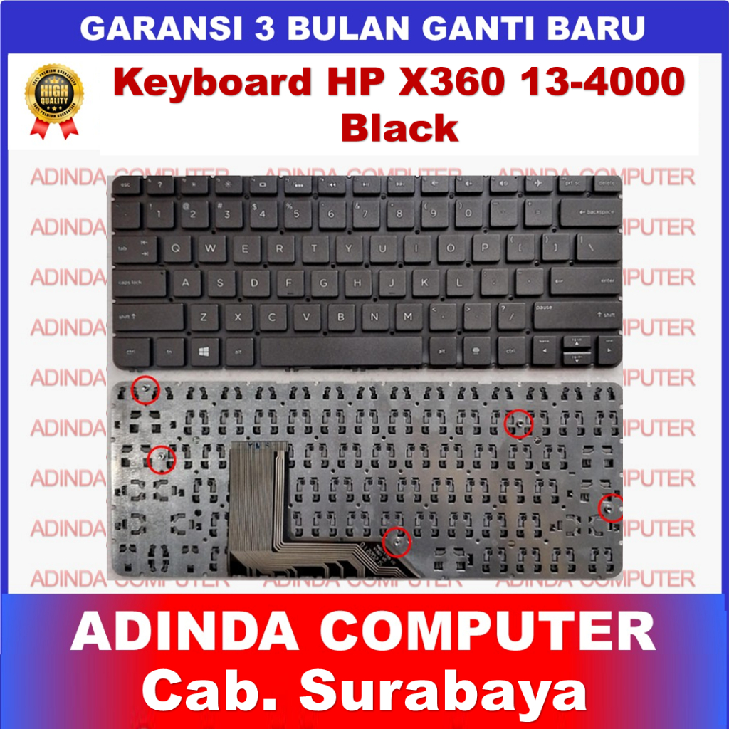 คีย์บอร์ด HP Spectre X360 13-4000 13T-4100 801508-001 G1 TPN-Q157 13T-4200