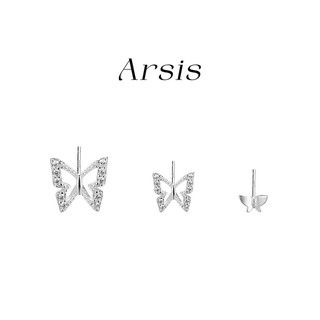 ARSIS Anting Stud Kupu-Kupu untuk Wanita Merawat Tindikan Mode yang dipersonalisasi Cartilage Stud