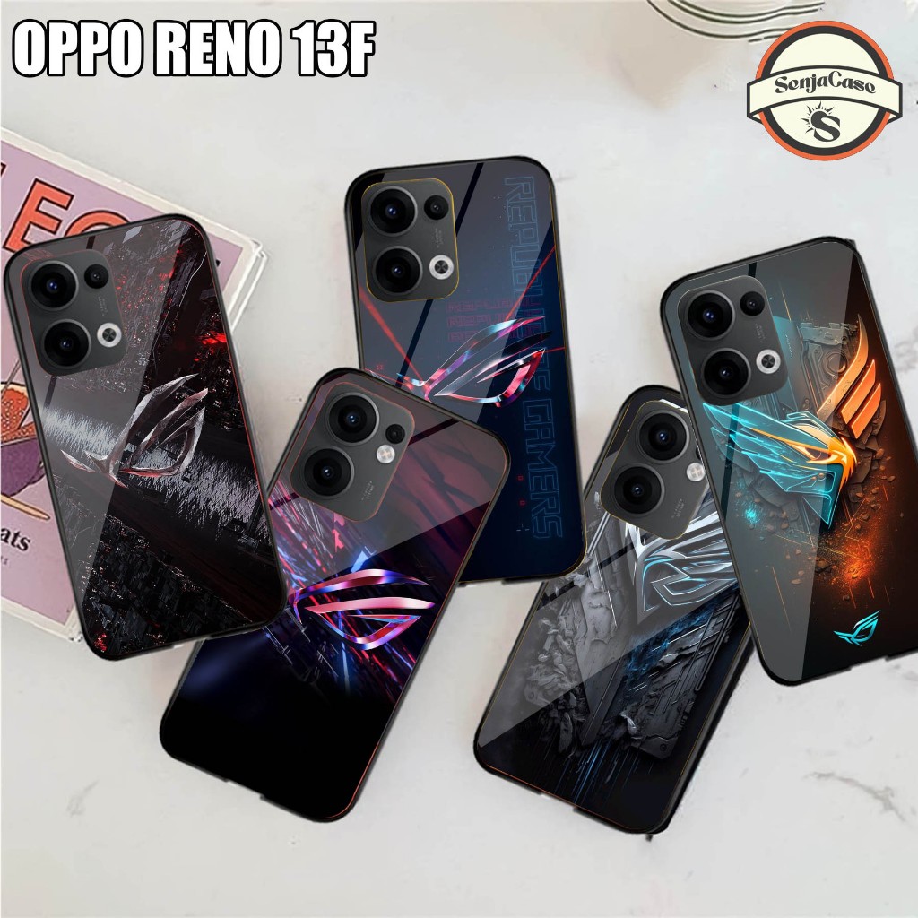 HP SENJACASE SOFTCASE GLASS TYPE 0PP0 RENO 13F ใหม่ล่าสุด - Silicone - เคสเคลือบเงา - เคส - ล่าสุด -