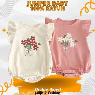 Bodysuit lexbong Bayi Anak Perempuan 100% Katun baju bayi Set Jumpsuit Newborn Usia 0-9 Bulan