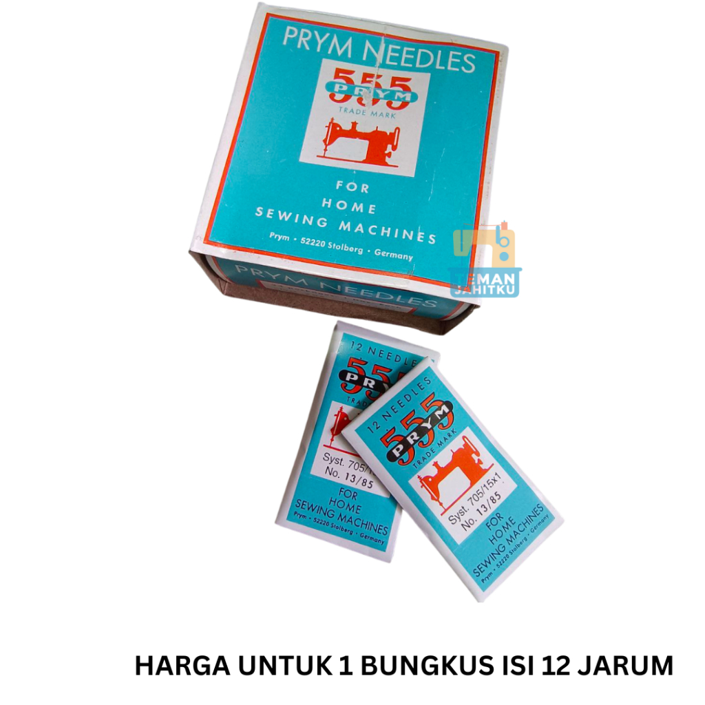 MESIN PRYM HAX1 GERMANY QUALITY SEWING MACHINE NEEDLES (1 แพ็ค 12 NEEDLES)