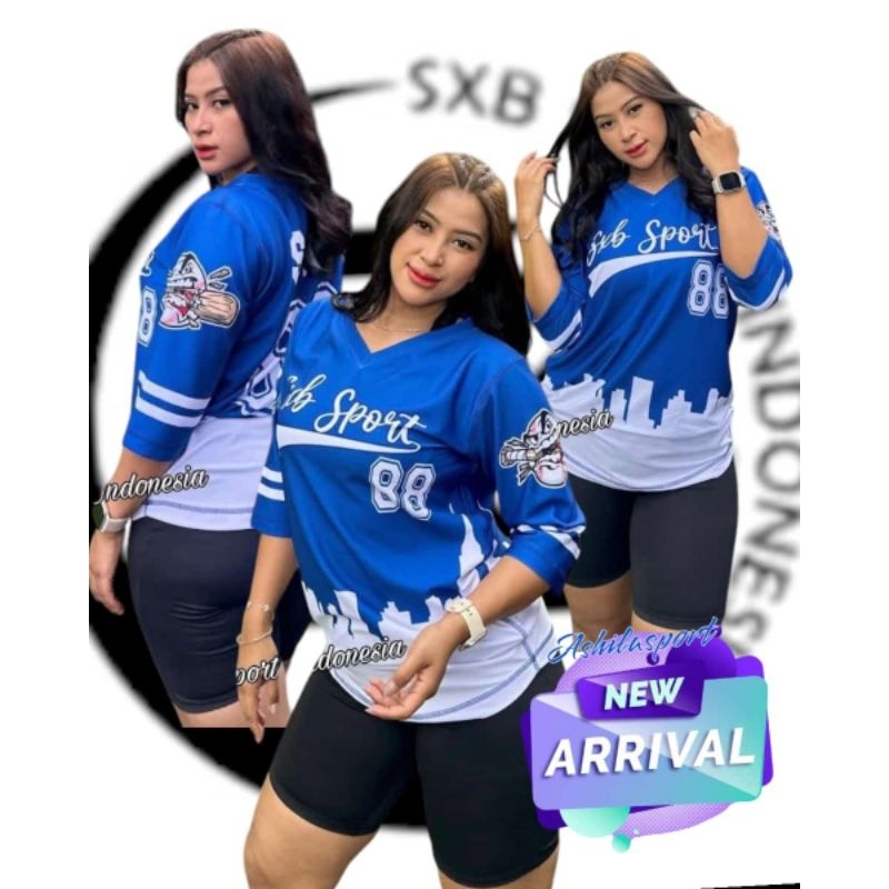 SXB SPORT INDONESIA BLUE EHITE 88 GYMNISTIC CLOTHES