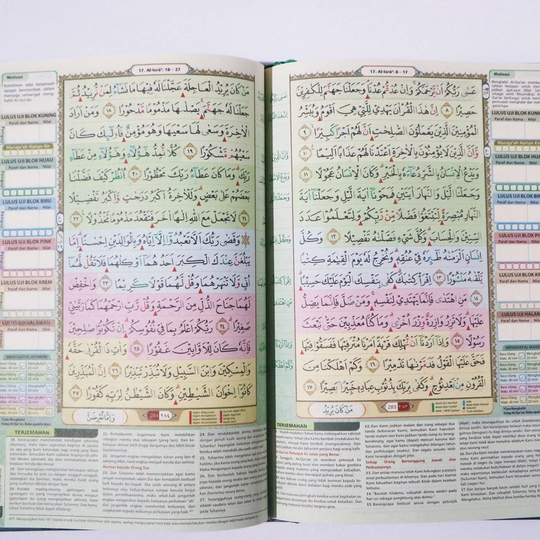 Al Quran Memorization สําหรับนักเรียน AL ITQAN A5 ขนาดกลาง