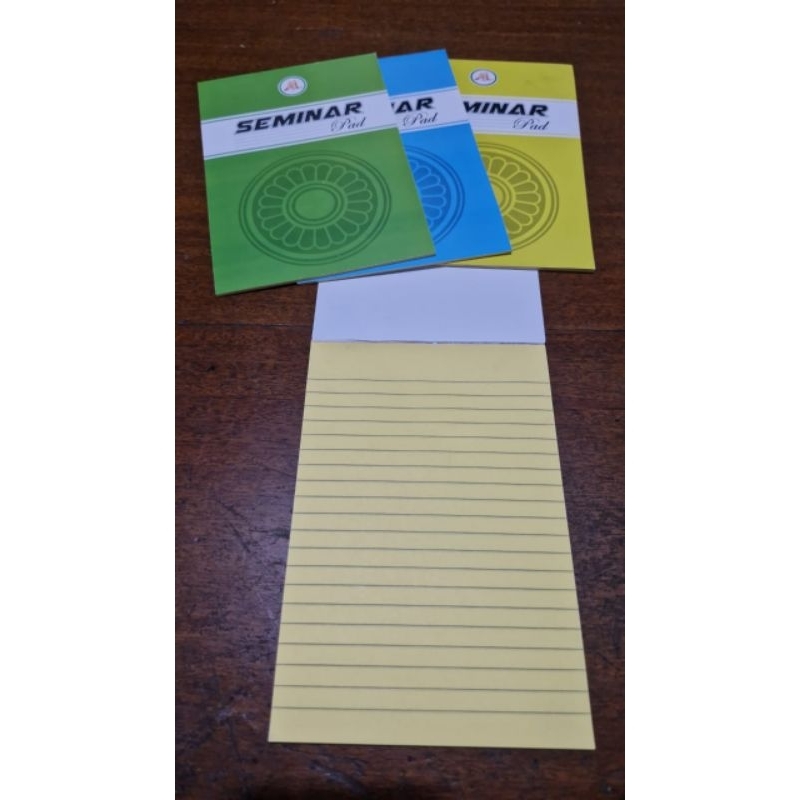 [1 ชิ้น] SEMINAR PAD / BLOC NOTE 13CM X 19CM 20 LBR / SEMINAR NOTEBOOK