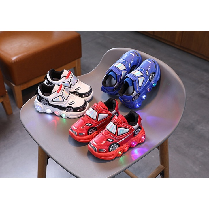 รถ 3 สี MBL3 LED รองเท้าเด็ก รถเบา MODEL ขนาด 21-30