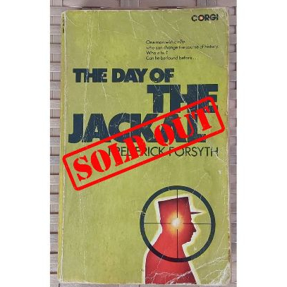 The Day of the Jackal โดย Frederick Forsyth, 1976, (หนังสือภาษาอังกฤษ/อังกฤษ)