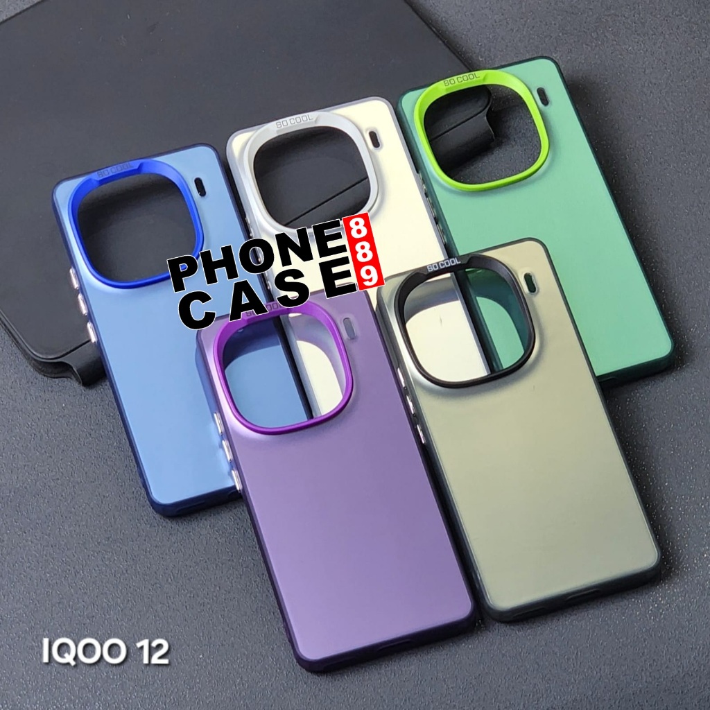 IQOO 12 CASE IMD PLATE HOLOGRAM CASE SOCOOL IQOO 12
