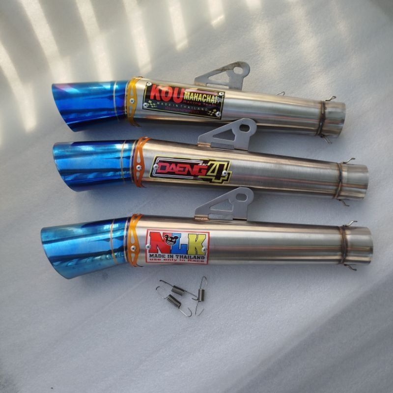 แดง 4 ไอเสีย /NLK /KOU กระป๋องเท่านั้น ท่อ Xrm 110 Xrm 125 /Wave 110 Wave 125 Smash 115 Fury Mio i 125 คลิก