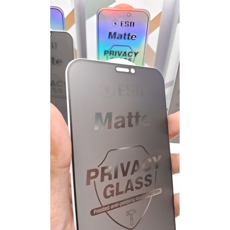 LAYAR TEMPERED GLASS SCREEN PROTECTOR SPY MATTE realme c61 2 3 5 6 7 8 9 10 11 13 pro i plus xt x2 p