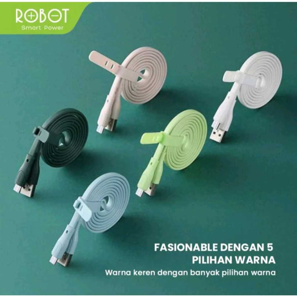 ROBOT DATA CABLE (MICRO TO USB), (TYPE C TO USB) & (LIGHTNING TO USB) - ต้นฉบับ