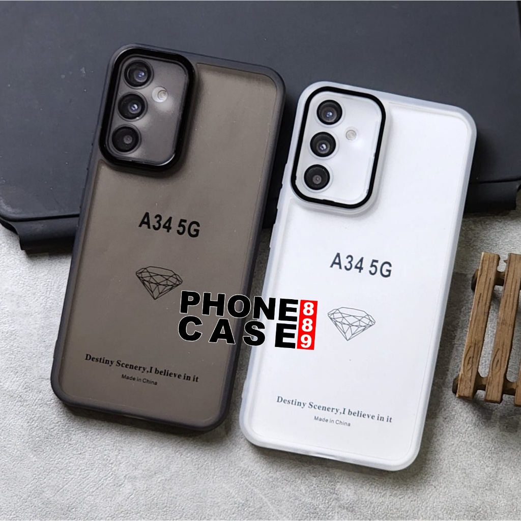 CASE SAMSUNG A34 SOFT CLEAR LENS CAMERA CASE BENING SAMSUNG A34