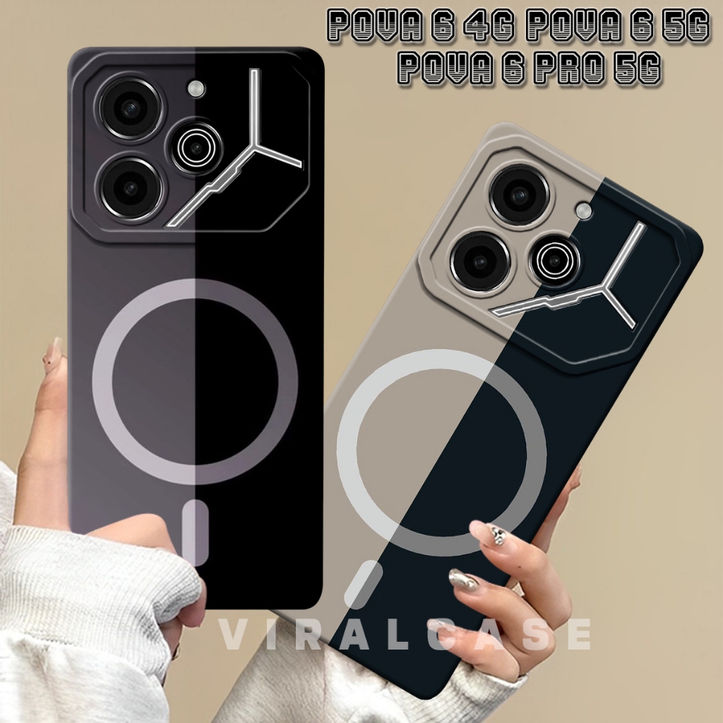 ซอฟท์เคส TECNO POVA 6 4G | POVA 6 5G | POVA 6 PRO 5G - Softcase ยืดหยุ่น - Pro Camera Protector - เค
