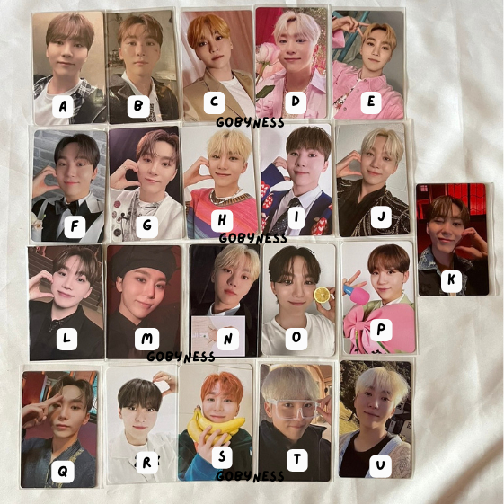 SEVENTEEN PHOTOCARD MEINGE LINE VERNON SEUNGKWAN DINO