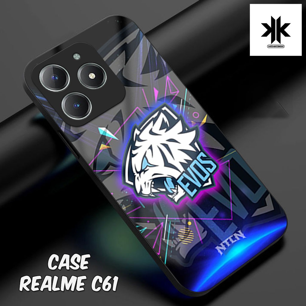 เคส HP KK06 Realme C61 - เคสโทรศัพท์ Realme C61 - Glass Softcase - Glossy Hardcase - เคสโทรศัพท์ - P