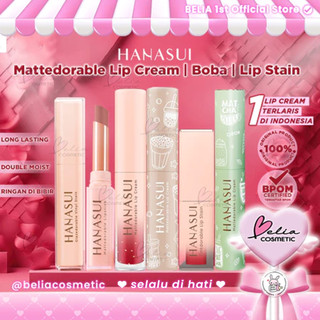 [ BELIA ] HANASUI Lip Cream Series | Boba MattedorableTintdorable Lip Tint Lip Stain Matcha Latte