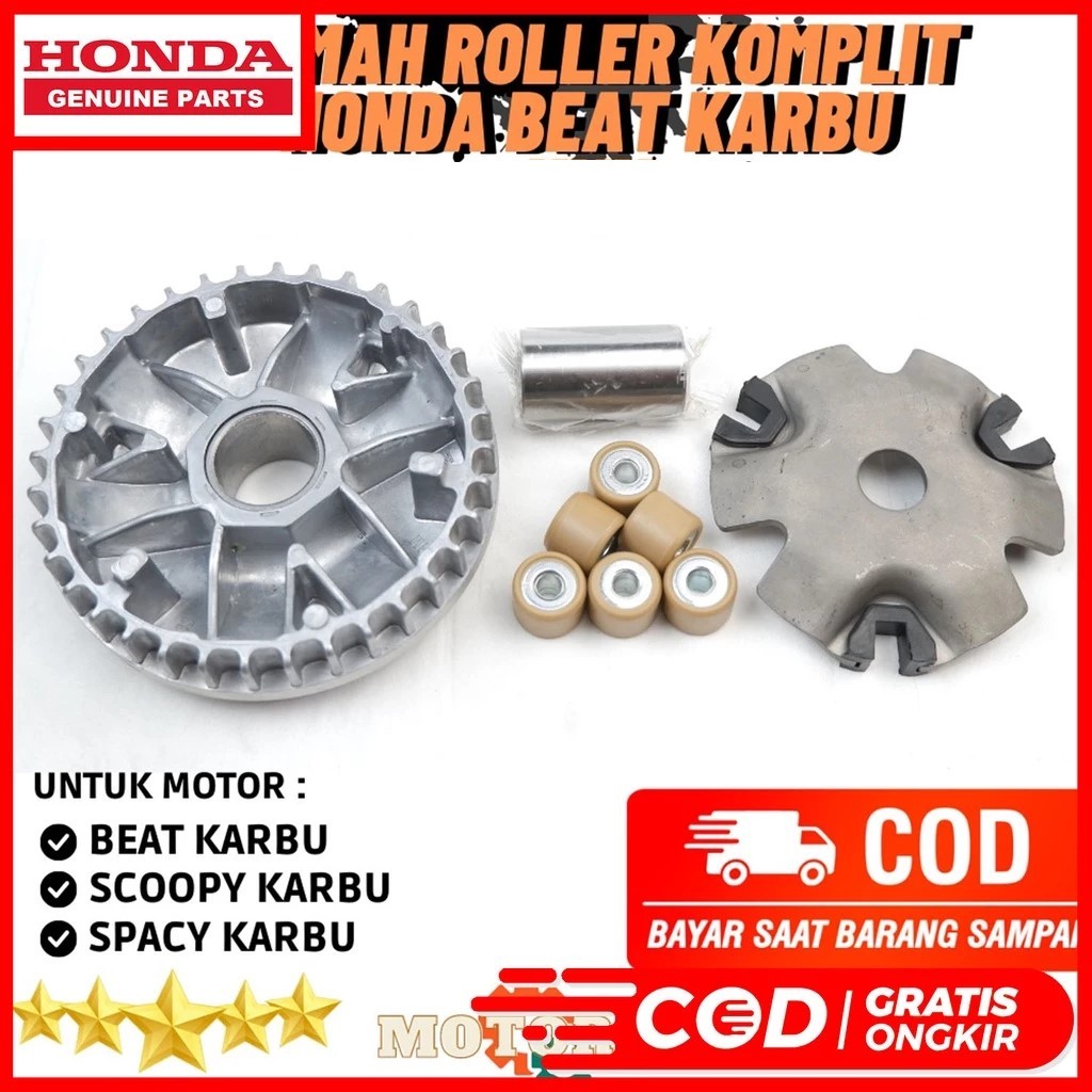 ROLLER ASSY HOUSING KVY BEAT OLD CARBON SPACY CARBON SCOOPY CARBON 22110-KVY-900