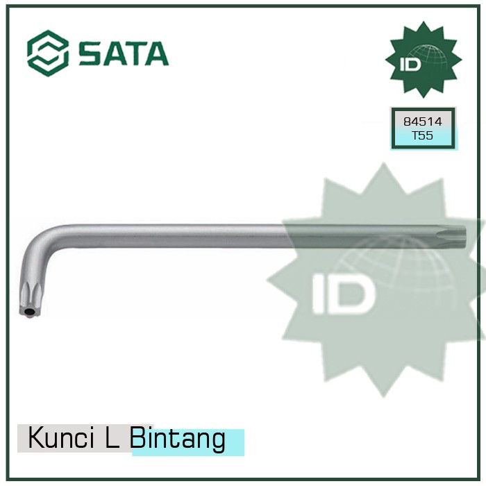 KUNCI L BINTANG 84514 - TORX TAMPER PROOF KEY T-55 SATA