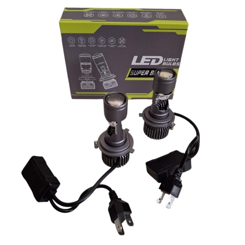 มินิโปรเจคเตอร์โคมไฟ led โปรเจคเตอร์ H4 มินิโปรเจคเตอร์ H4 สว่างมาก 6000K