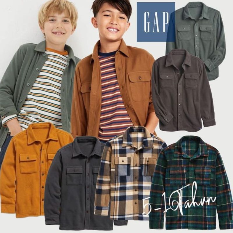 เสื้อแจ็คเก็ตเสื้อ KEMEJA BOYS 2417