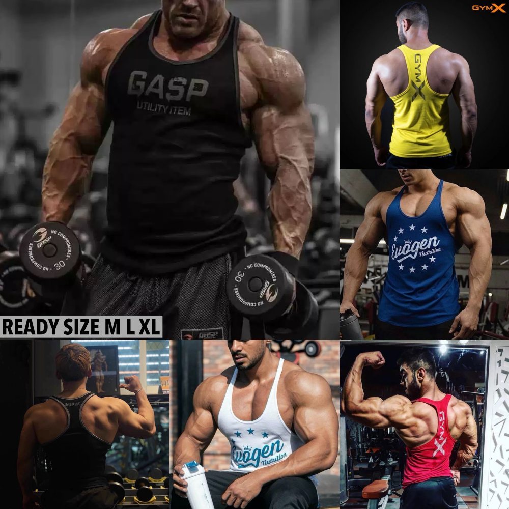 ยิมผู้ชาย SINGLET MENS UNDERWEAR TANKTOP FITNESS SPORT WEAR MENS BOYS