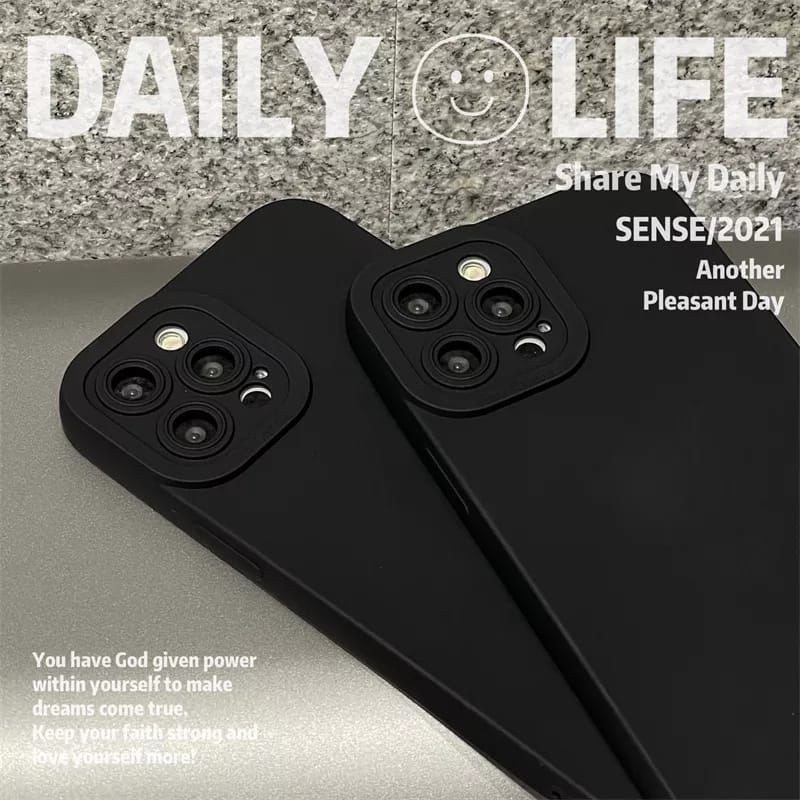HANS- (News) SLIM Softcase สีดํา OPPO A3X A3Pro A60 A98 A38 A18 A17 A17k A16 A16e A16k A33 A79 A78 A