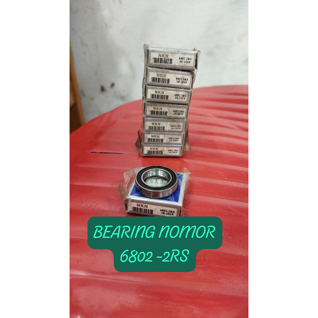 BEARING 6802 2RS NKN / LAHER 6802 2RS NKN ORIGINAL / BEARING 6802 2RS NKN KLAHER BEARING สําหรับ BOS