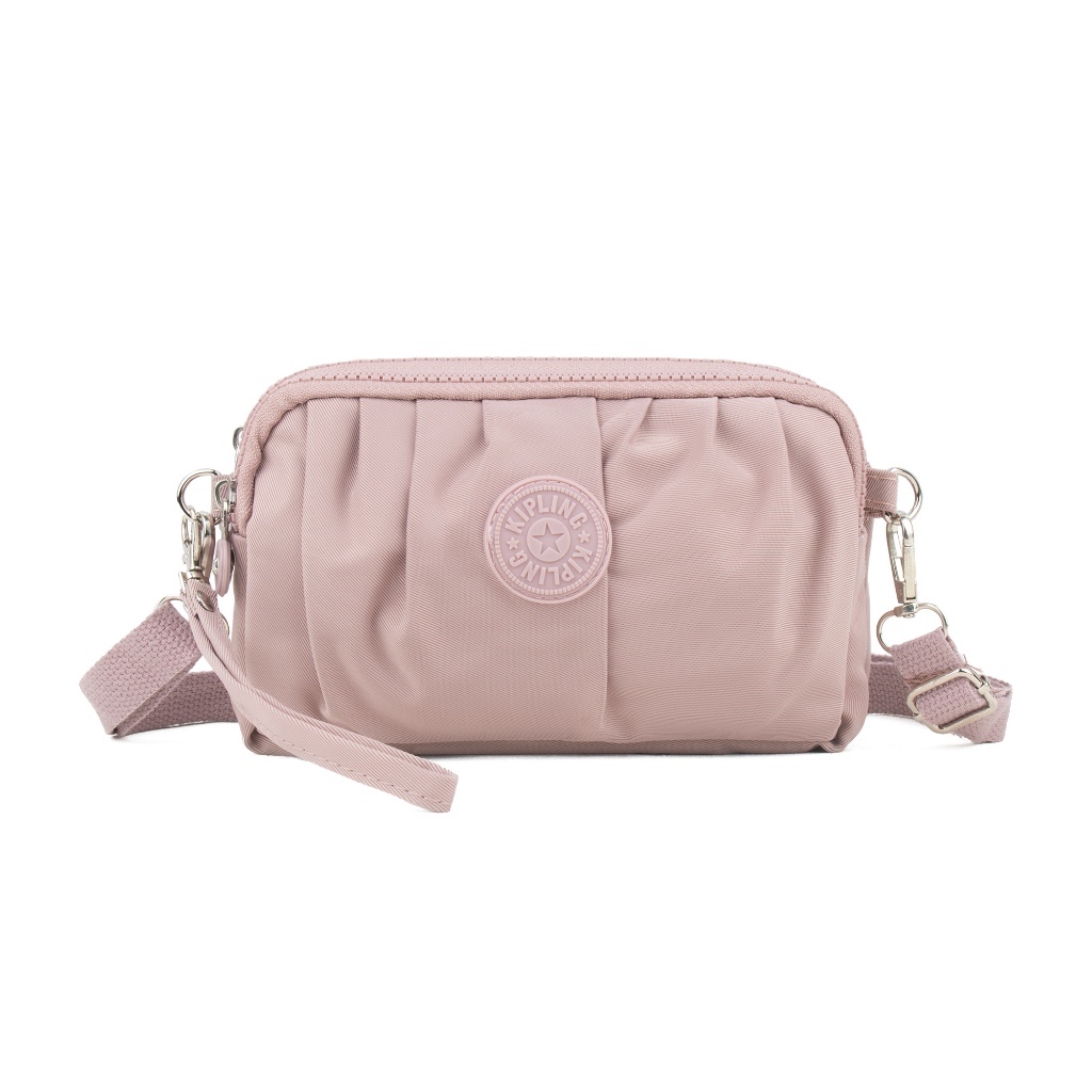 WOMENS SLING BAG / COSMETIC CASE / POUCH / 3-ZPPER SLING WALLET KIP 21858