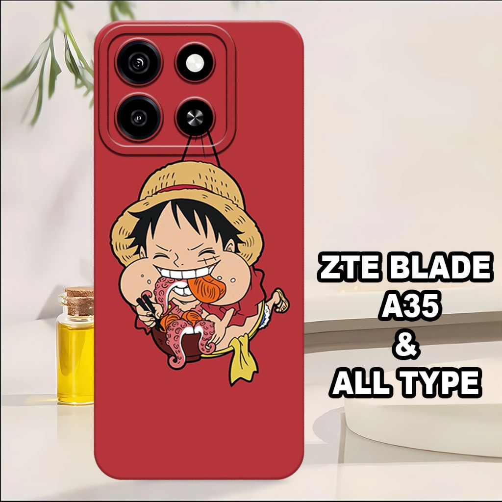 HP G18 - เคสกล้อง ZTE Blade A35 Softcase 2024 - ANIME MOTIF - วัสดุยางยืดหยุ่น - เคส ZTE Blade A35 -