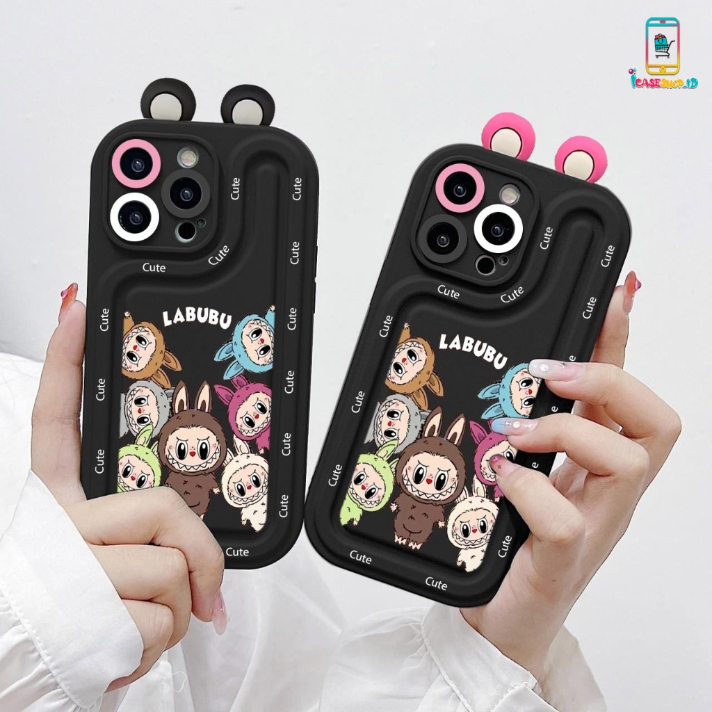 IC5689 SS988 SOFTCASE SILICON 3D หูน่ารัก PUMPKIN CARTOON สําหรับ ITEL A04 A05S A50 A50C A60 A60S A7