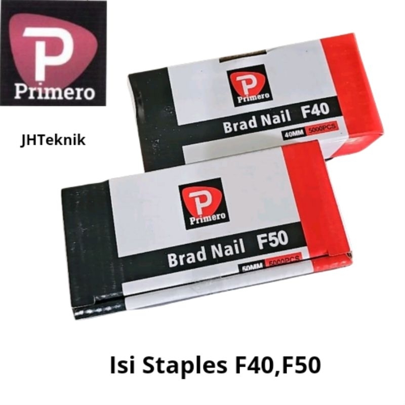 JHTeknik Staples Nail Filler F40, F50 Primero/Refill Staples F40, F50 PRIMERO MAXI ของแท้ 100%