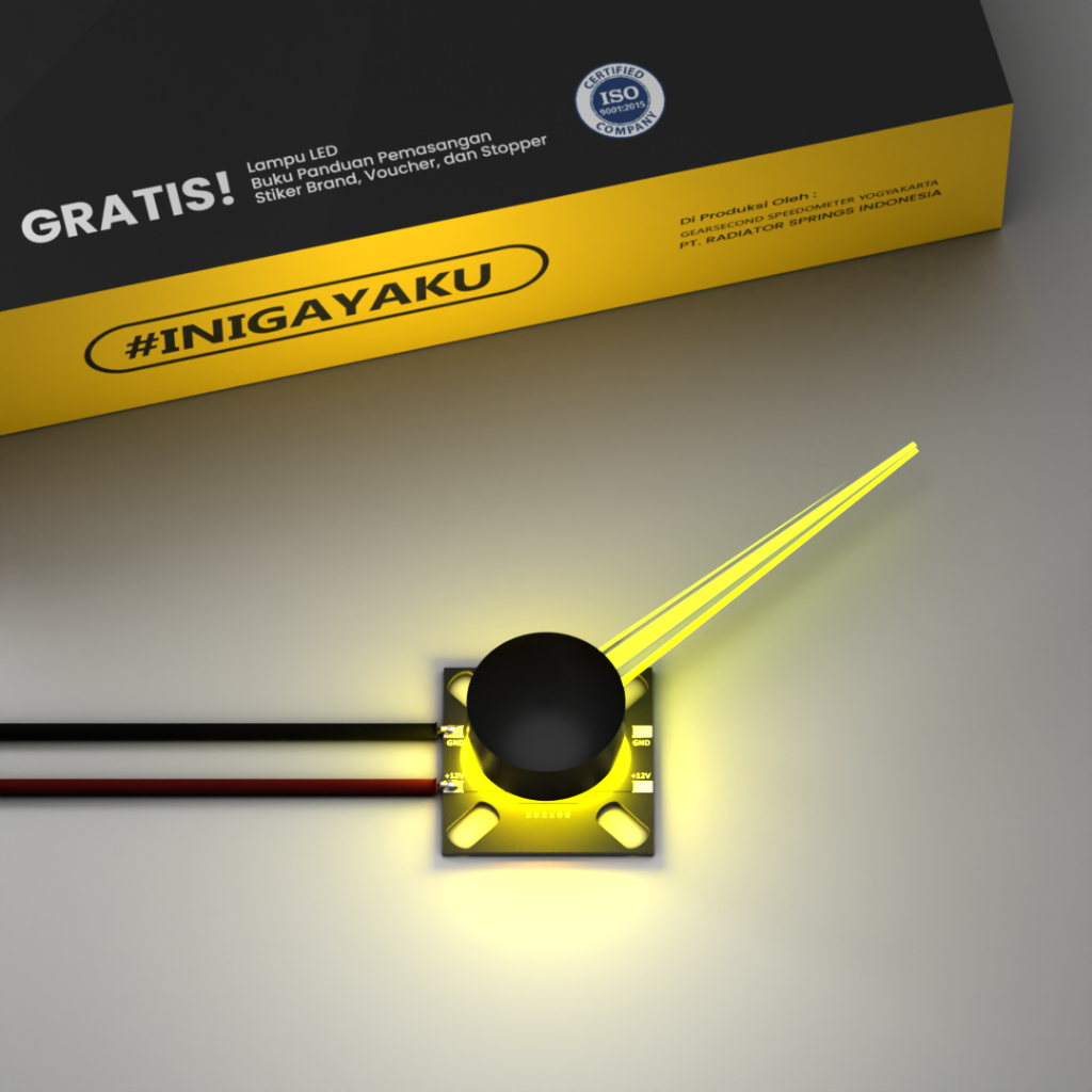 INDIGLOW MOTORCYCLE NEEDLE GASTOLINE INDICATOR + PCB UNIVERSAL