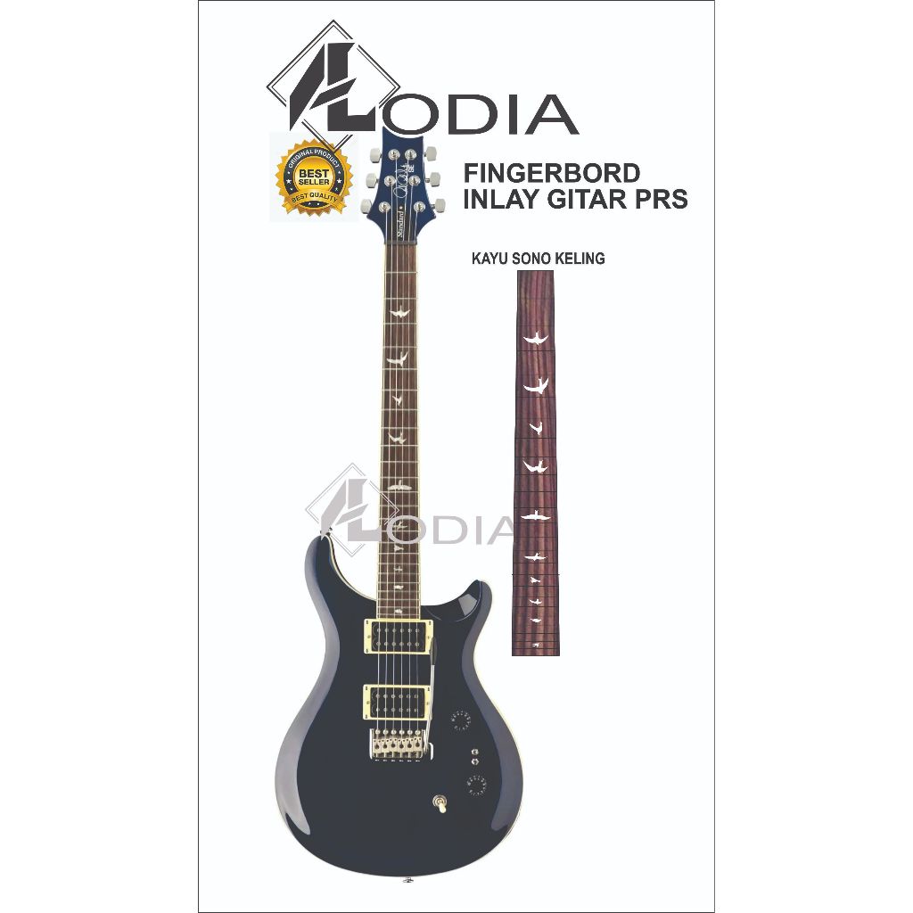 FINGER BOARD PRS // PRS INLAY // WOODEN INLAY // INLAY SONO KELING PRS
