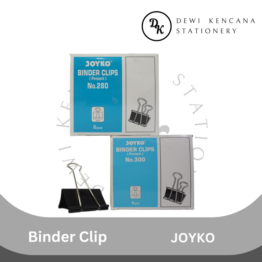 Joyko Binder Clip / Joyko Paper Clip Binder No.280 - No.300
