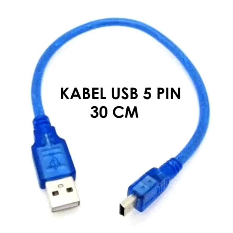 สาย USB TO 5PIN 30 ซม.LENGTH / 5PIN TRANSPARENT สาย USB 30 ซม./USB TO MINI สาย USB 5PIN
