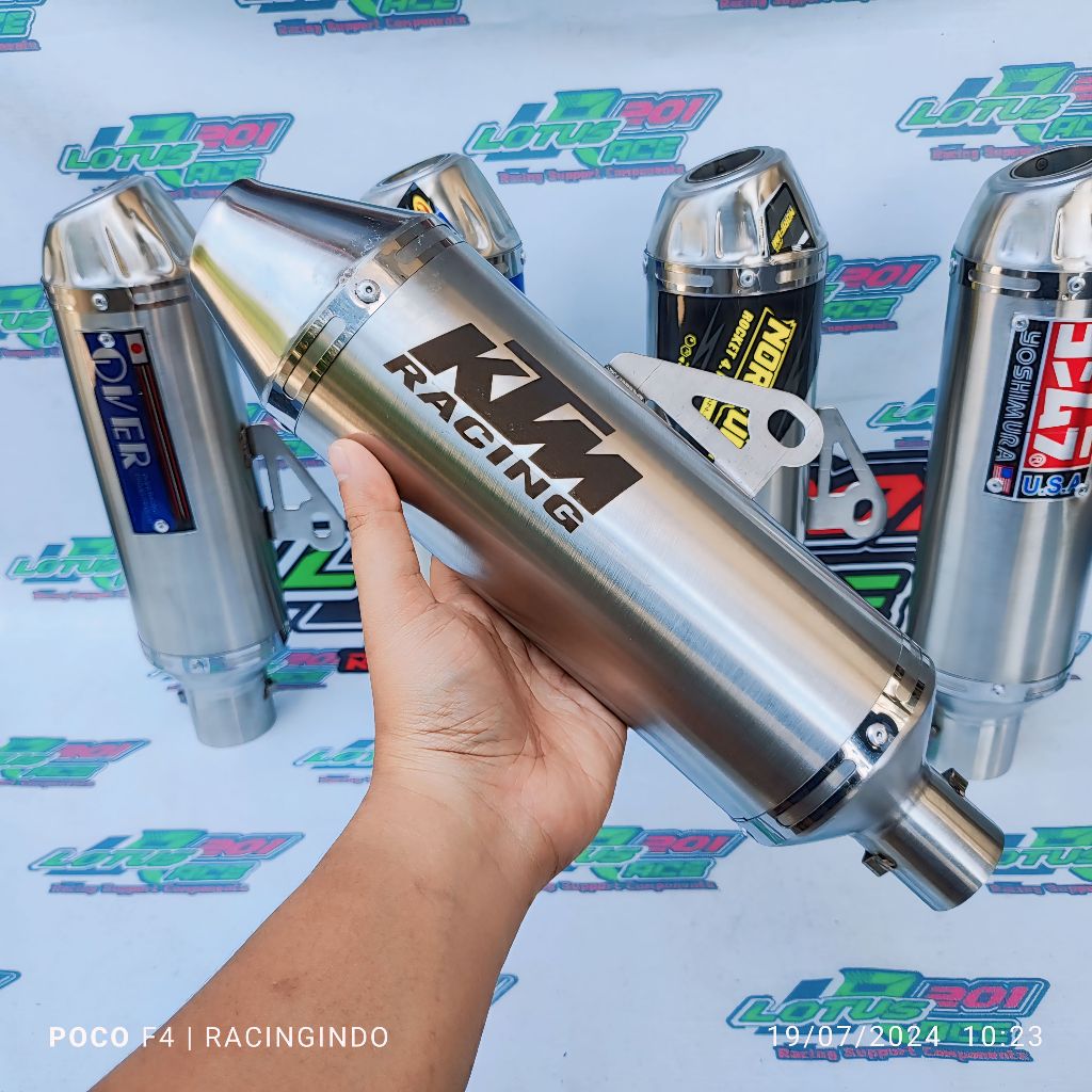 ท่อไอเสียกระป๋องเท่านั้น norifumi/fmf/ktm/over 38 51 มม. สําหรับ xr 150 xr 200 klx 150 crf 150 xtz 125 ฯลฯ