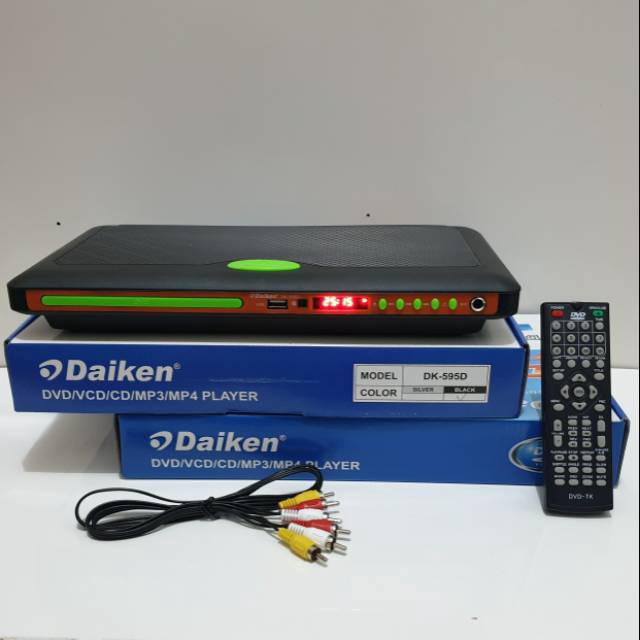 Vcd Dvd CD MP3 MP4 DAIKEN DK595D DRN533D เครื่องเล่น USB คาราโอเกะ