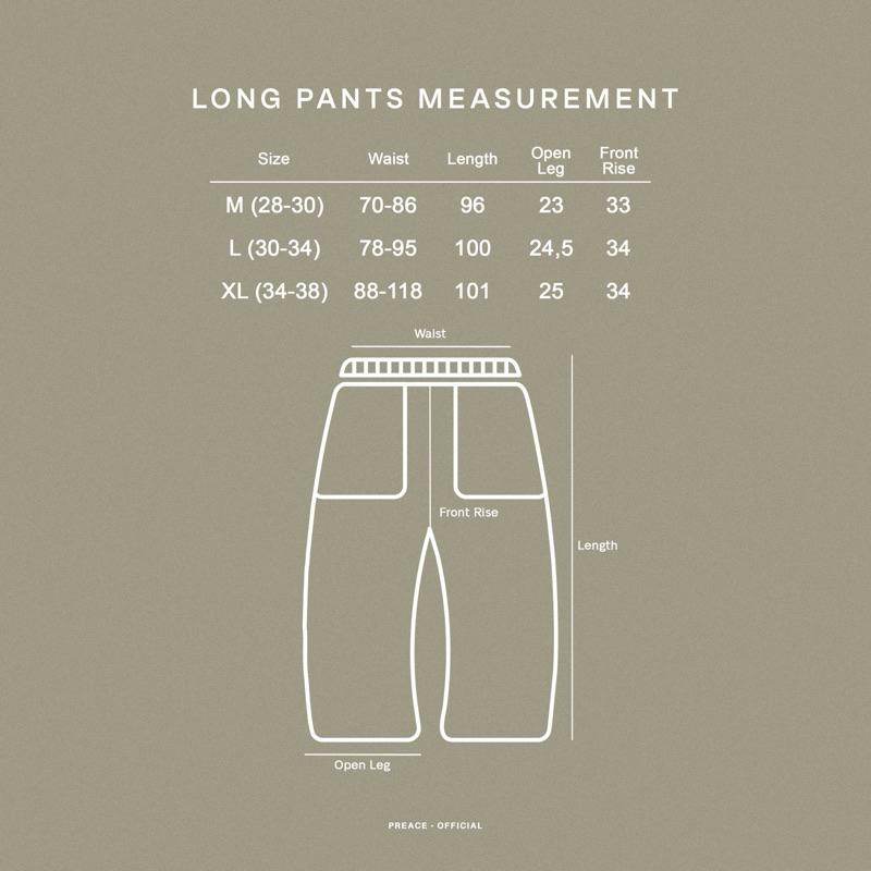 Preace Utility Fatigue Longpants สีเขียวและสีดํา - รูปที่ 5