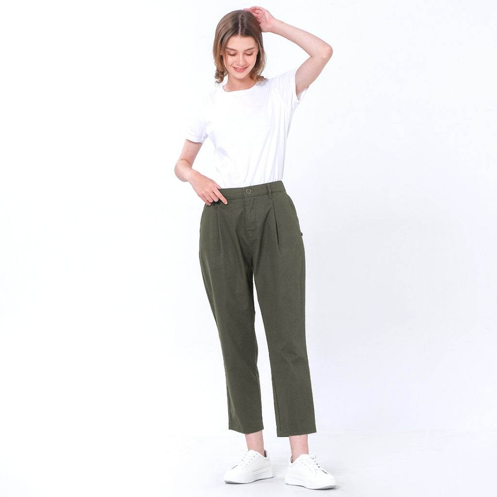 C2 Tasley Green Pants ผู้หญิง
