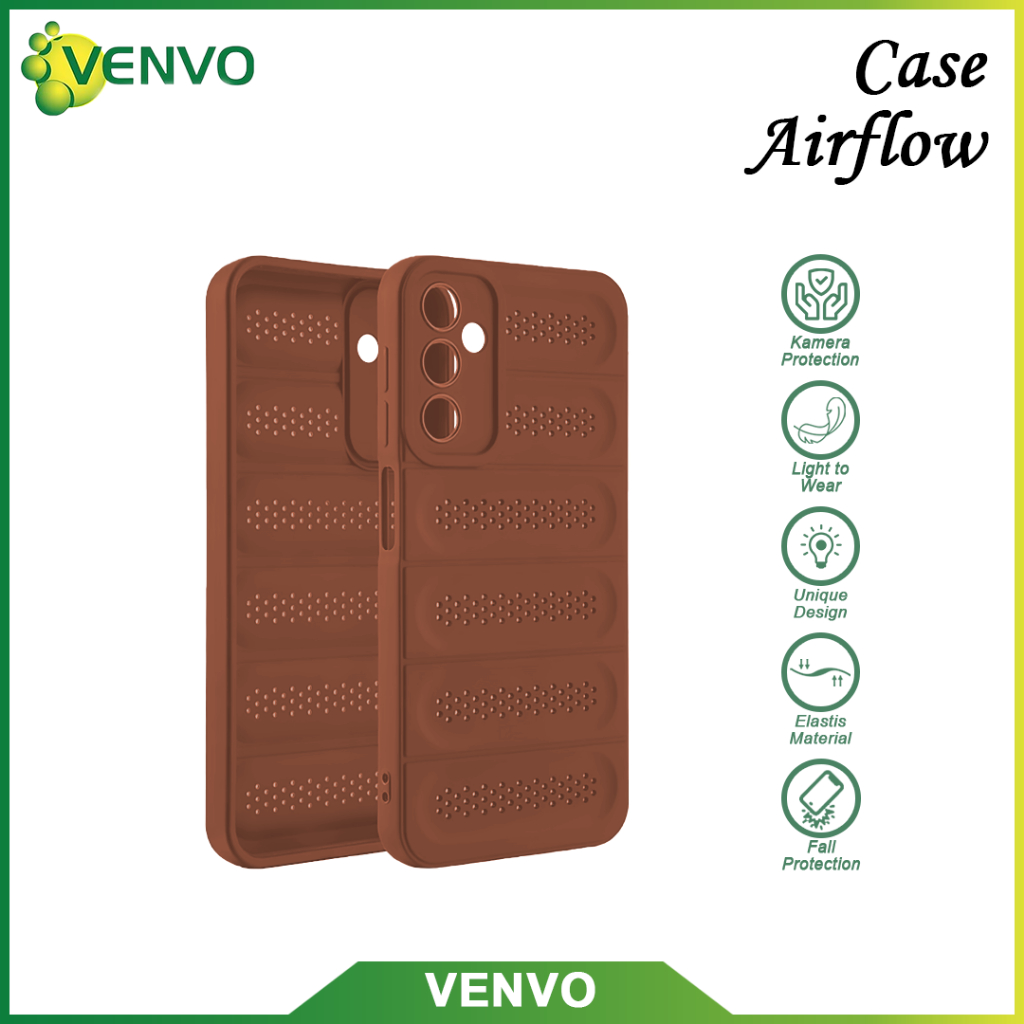 VENVO - VV58 Softcase Airflow Samsung M15 5G M30 M30S M21 M33 5G M34 5G M54 5G M55 5G S23 S23 FE S23