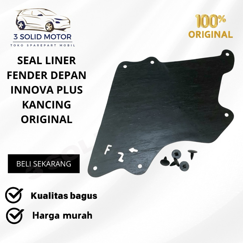 FRONT FENDER LINER SEAL PLUS ปุ่ม INNOVA FORTUNER ORIGINAL