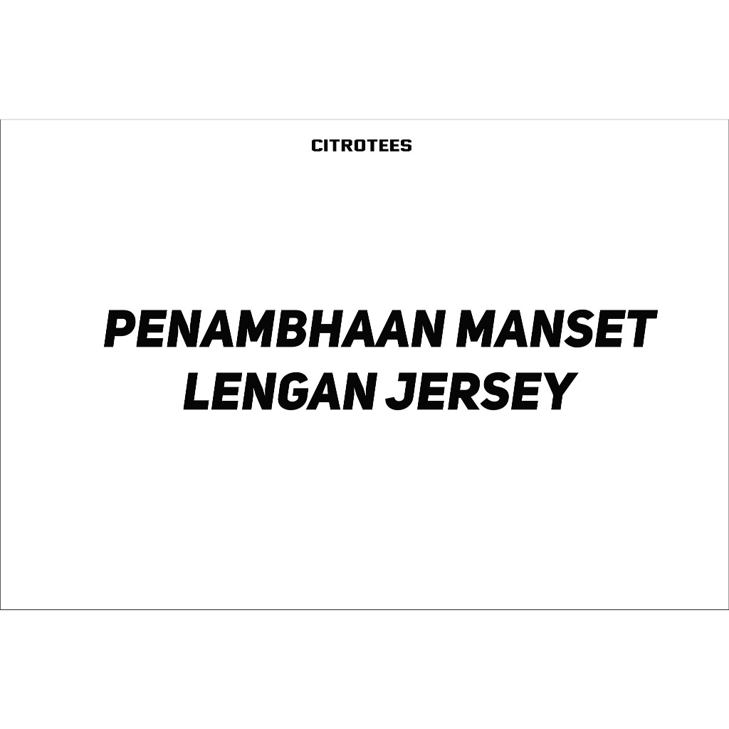 ADDITIONAL JERSEY ARM CUFF