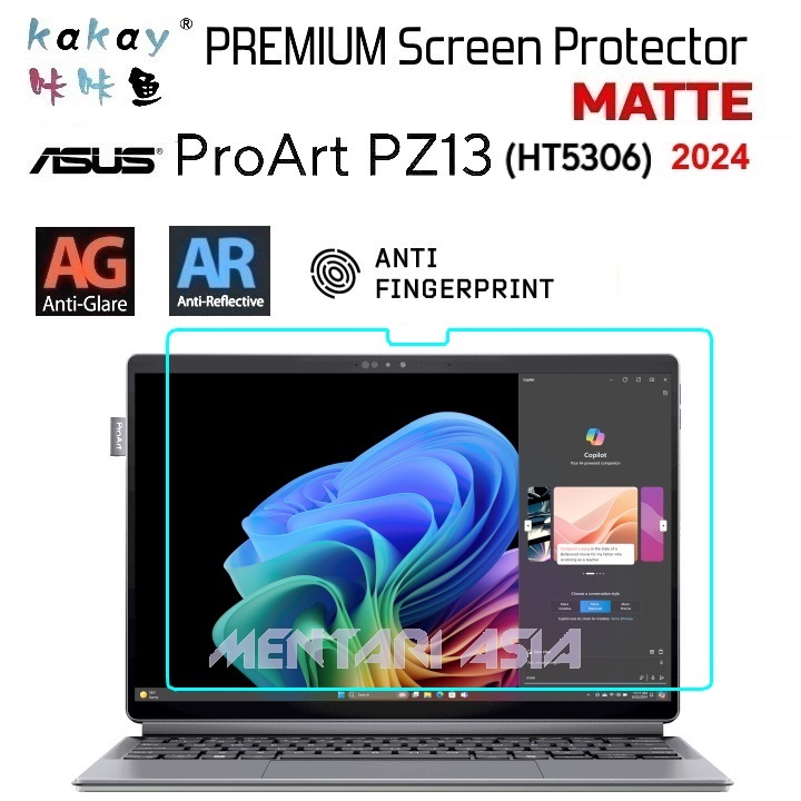 ตัวป้องกันหน้าจอ ASUS ProArt PZ13 HT5306 2024 - KAY PREMIUM MATTE Anti ลายนิ้วมือ