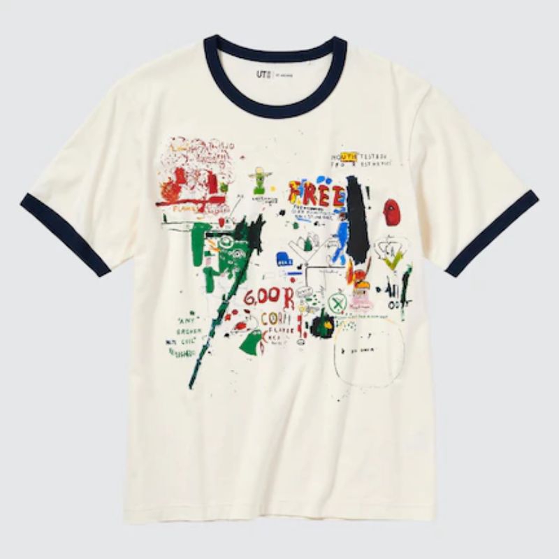 เสื้อยืด UNIQLO UT Jean Michel Basquiat King Pleasure แขนสั้น UNIQLO ORIGINAL