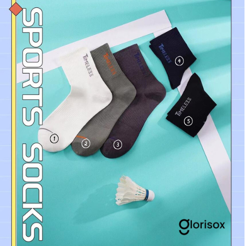 Glorisox Casual ถุงเท้าเกาหลีผู้ใหญ่ Men & 39;s ถุงเท้ากีฬา Quarter High (ถุงเท้าความยาว Quarter) An