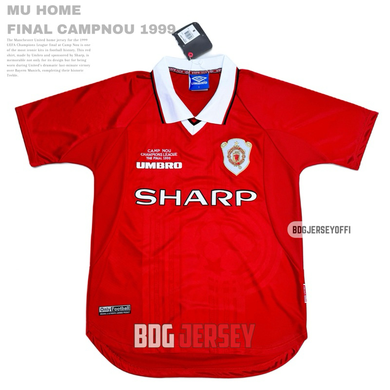 JERSEY RETRO EMYU HOME OFFICIAL CAMPNOU OFFICIAL 1999 GRADE ORI TOP