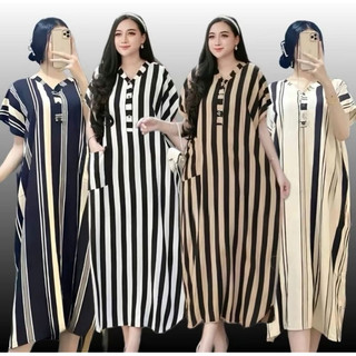 Paket 3pcs 100rb daster lowo jumbo motif salur ld 130