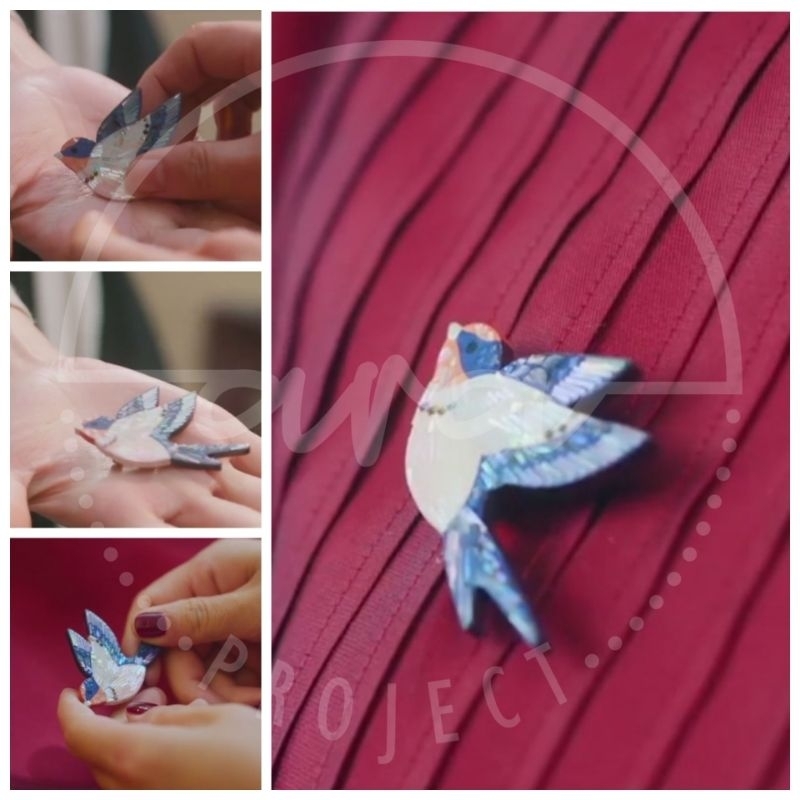 เข็มกลัดนก Drakor Jeongnyeon Pin: The Star Is Born