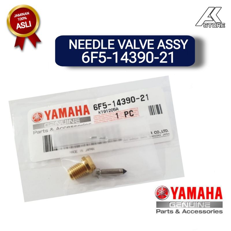 MESIN NEEDLE VALVE ASSY 6F5-14390-21 | สําหรับกล่องเครื่องยนต์นอก Yamaha 40PK